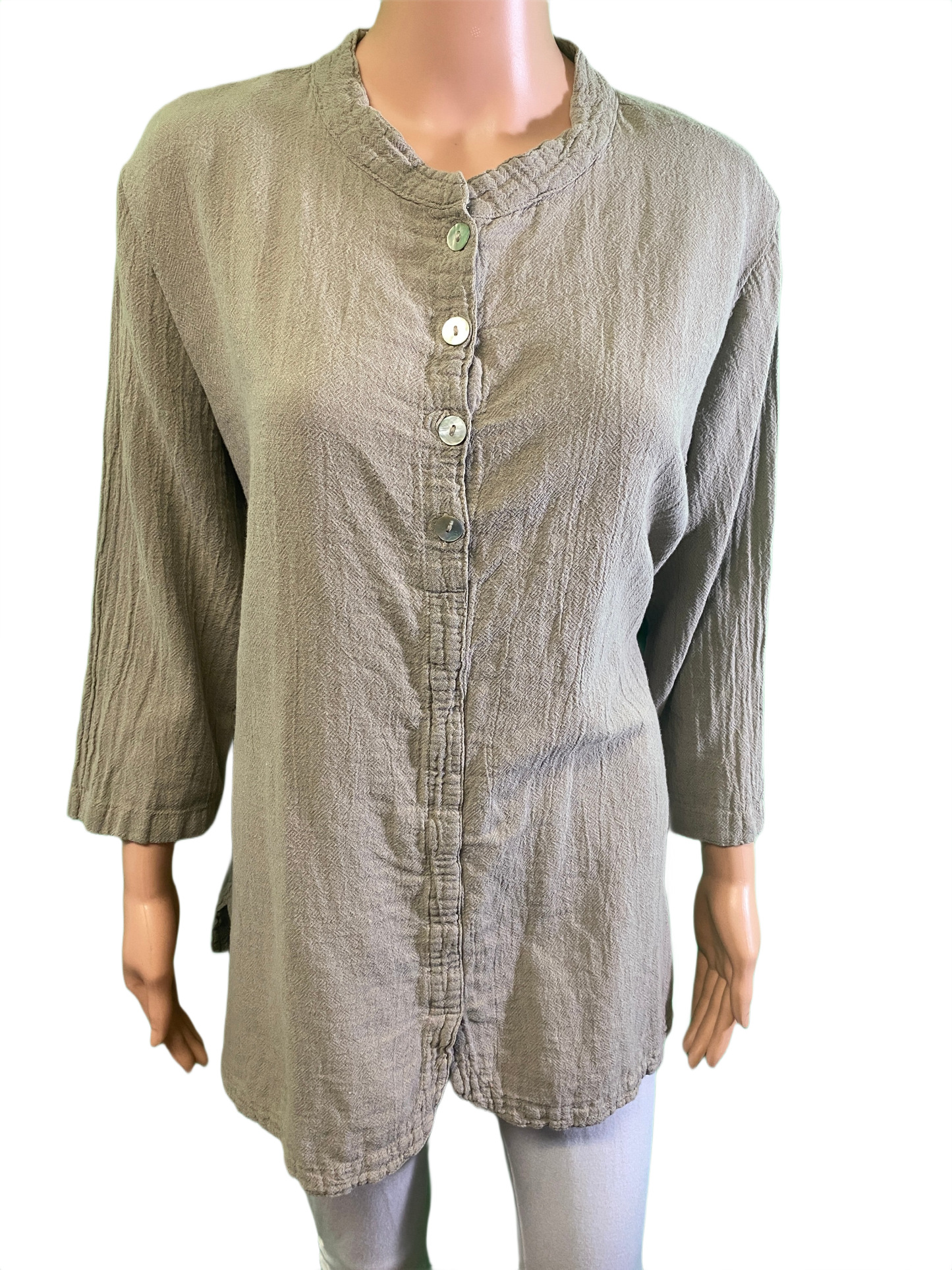 Mantra Buttons - Oh My Gauze! Top