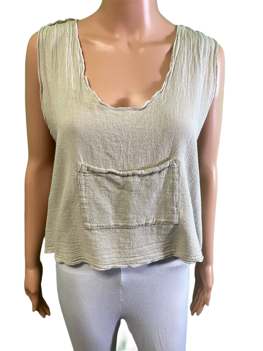 May Pocket - Oh My Gauze! Tank