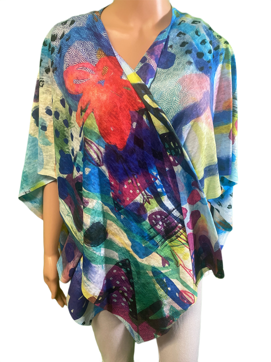 Sheila Abstract Floral - Et' Lois Wrap