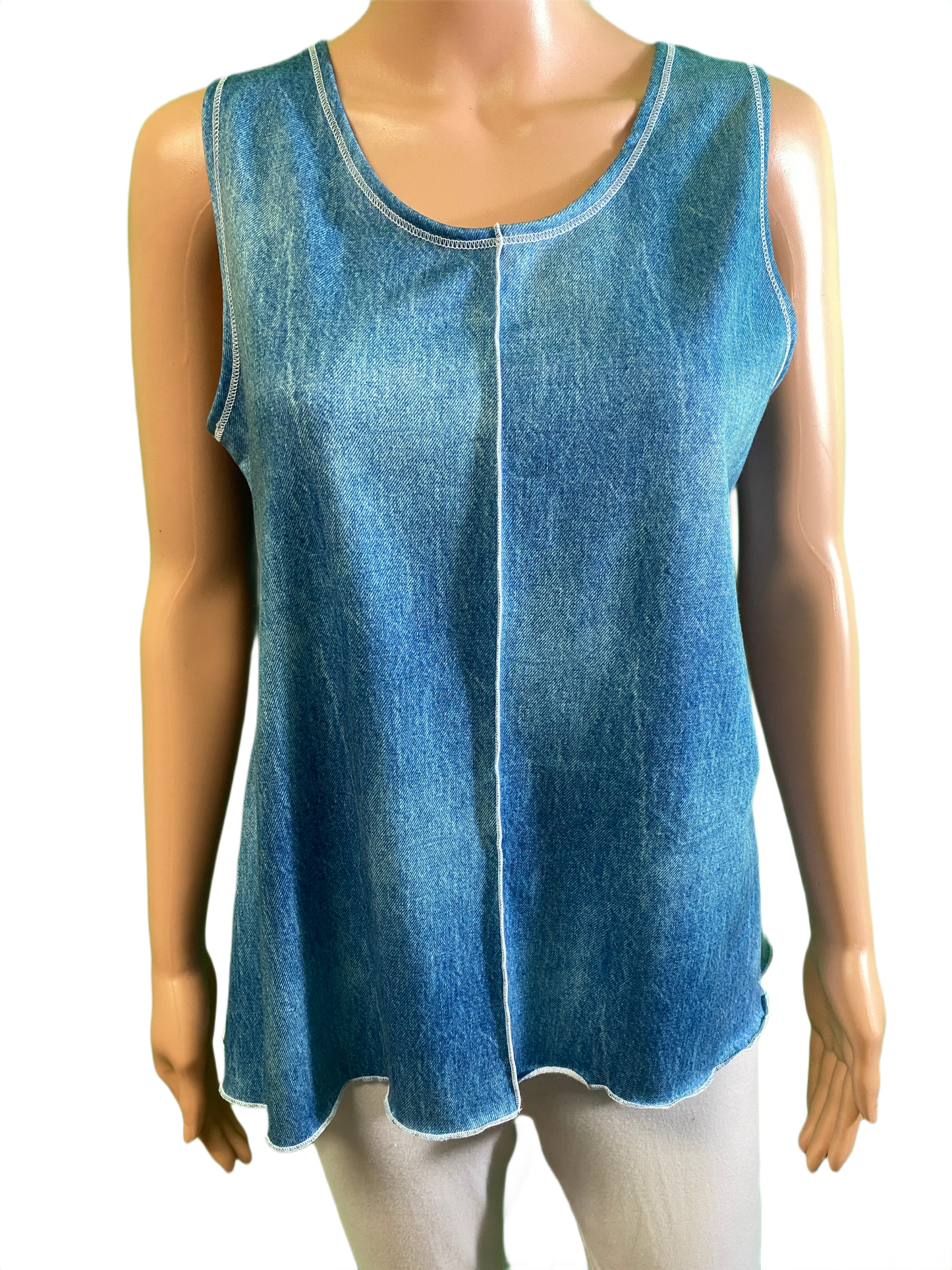Denim Tank - Vine Street Tank