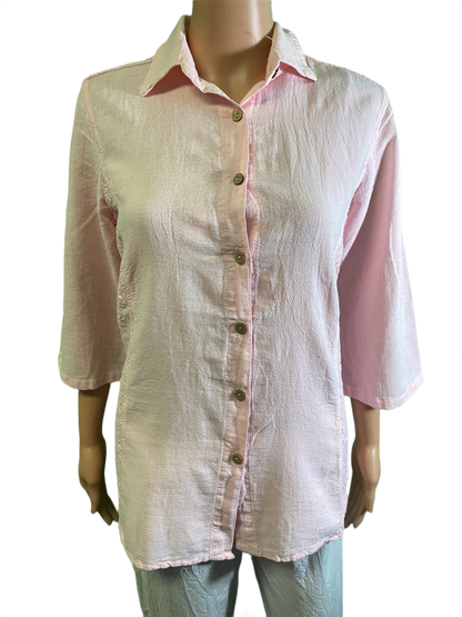 Miami Gauze w/ Lace Inserts - Sea Breeze Top