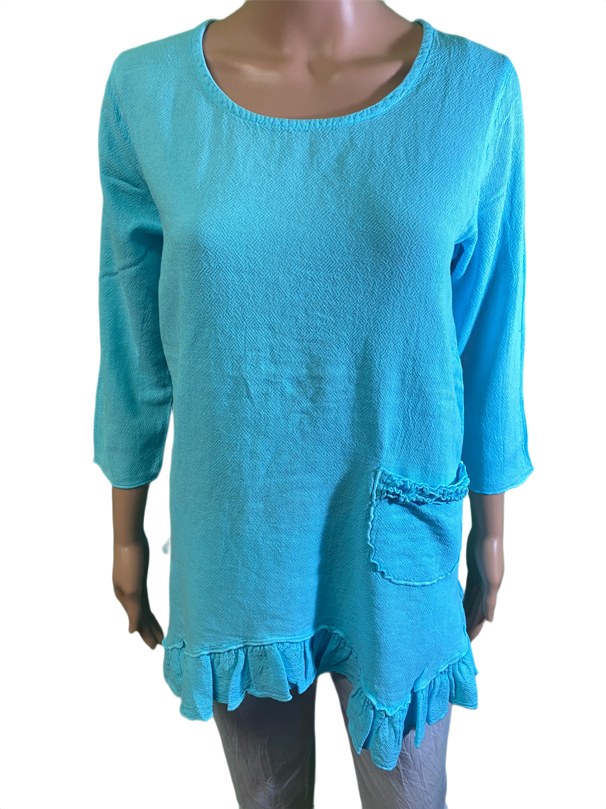 Hawaiian Gauze Camila - Sea Breeze Top