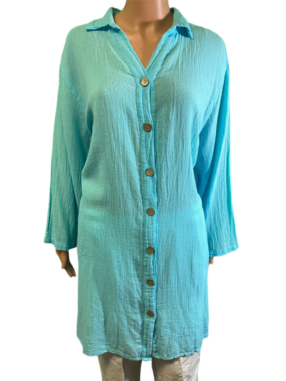 * Beach Cover Up - Sea Breeze Top