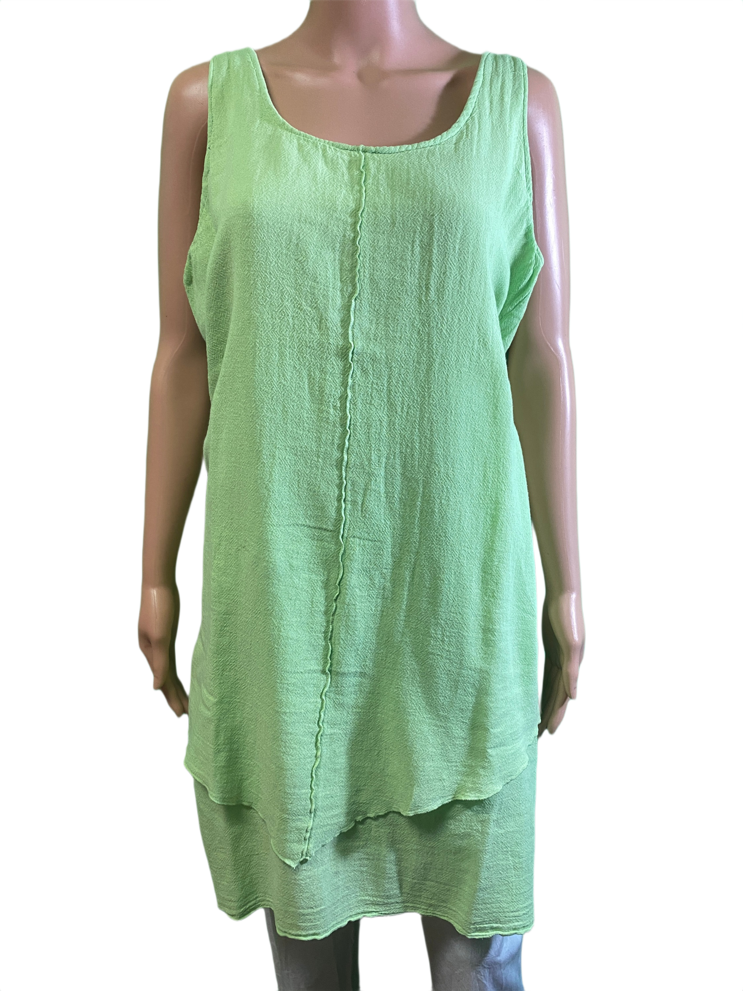 * French Gauze Double Layer - Sea Breeze Dress