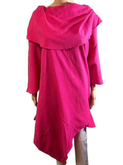 * Hawaiian Gauze Cowl Neck - Sea Breeze Tunic