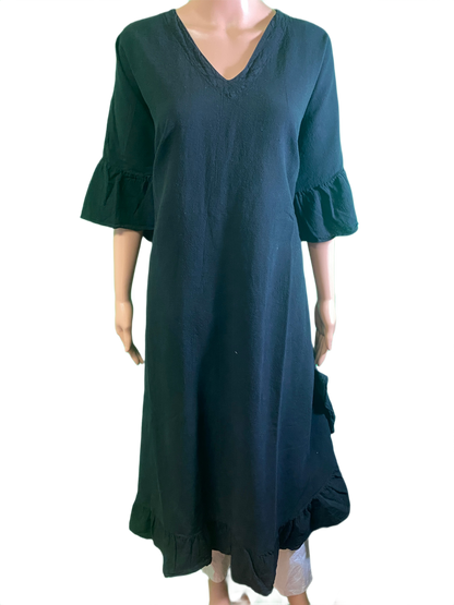 * Light Crinkle Long Patio - Sea Breeze Dress