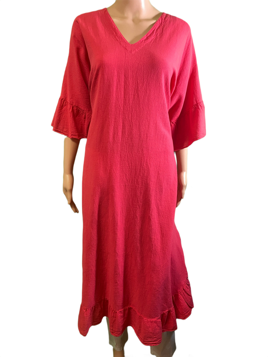 * Light Crinkle Long Patio - Sea Breeze Dress