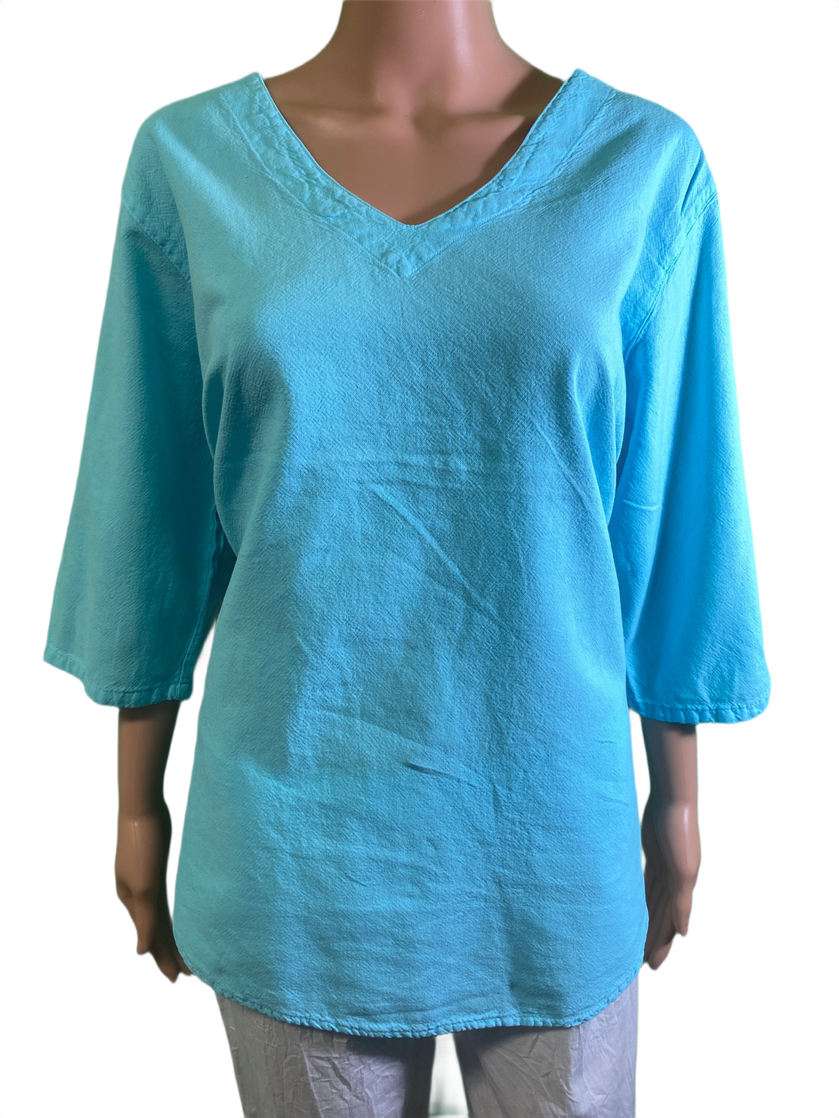 * Hawaiian Gauze Pullover - Sea Breeze Top