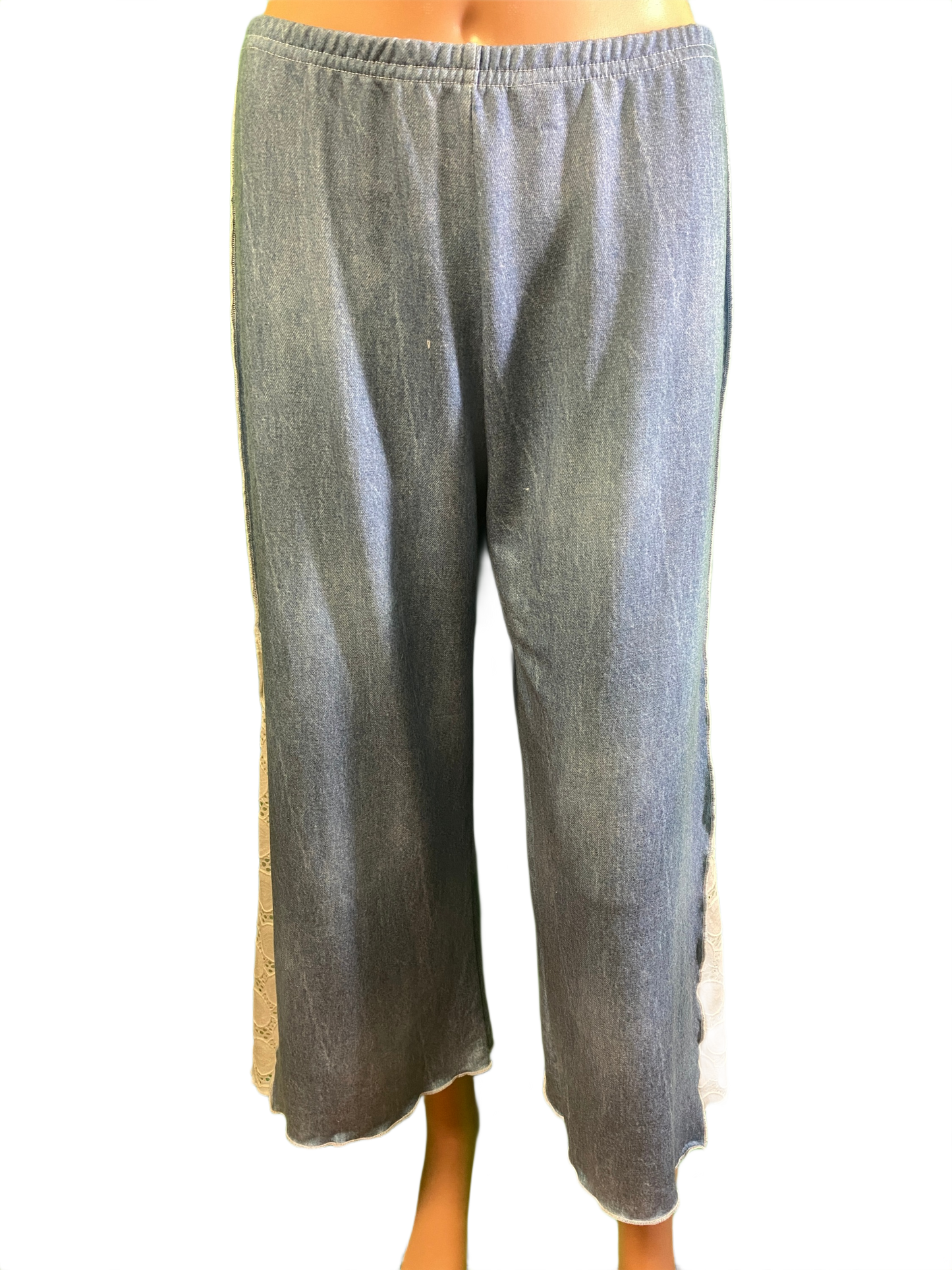 Denim w/ Lace - Vine Street Pants