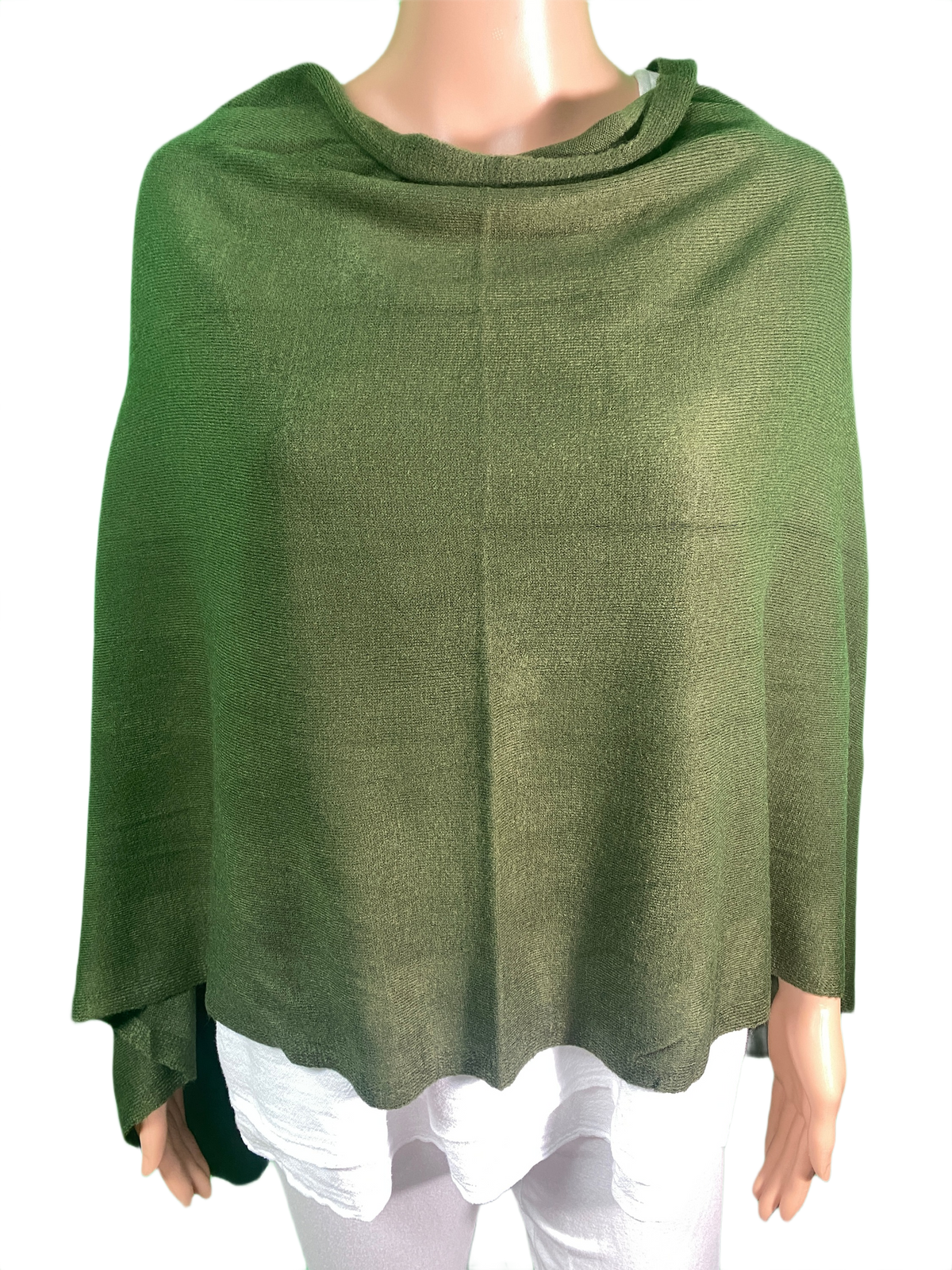 Boatneck Cashmere-Feel Multi Facet Topper - Designer House Wrap