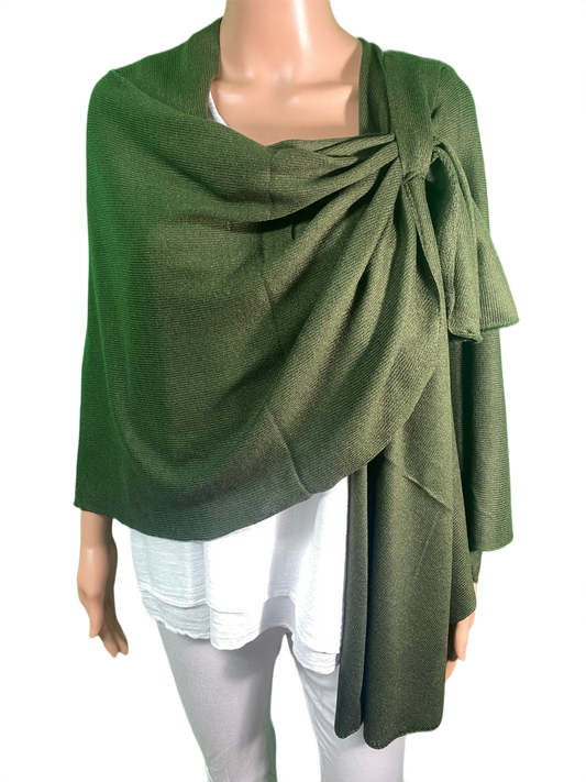 Elegant Loop-Thru Cashmere Feel - Designer House Wrap