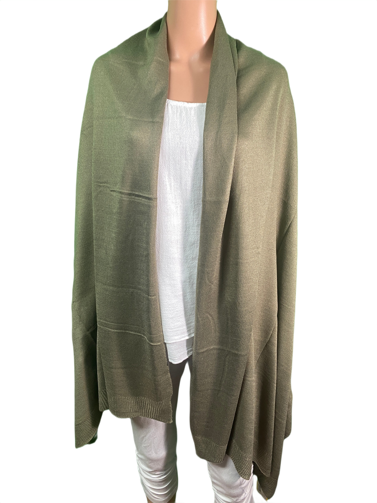 Lightweight Knit Shawl - Designer House Wrap