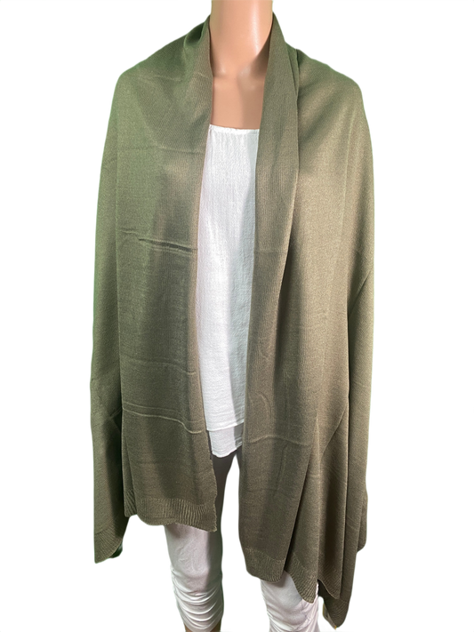Lightweight Knit Shawl - Designer House Wrap