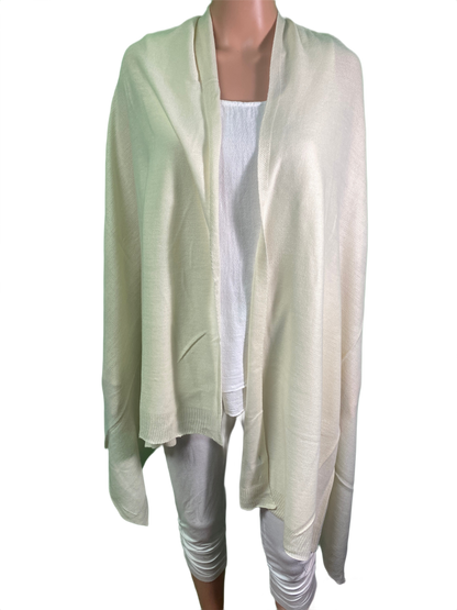 Lightweight Knit Shawl - Designer House Wrap