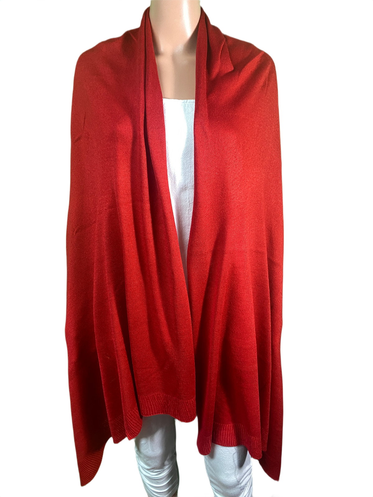 Lightweight Knit Shawl - Designer House Wrap