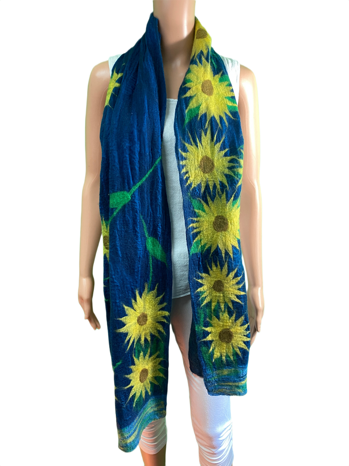 Sunflower Field - Pomegranate Moon Scarf
