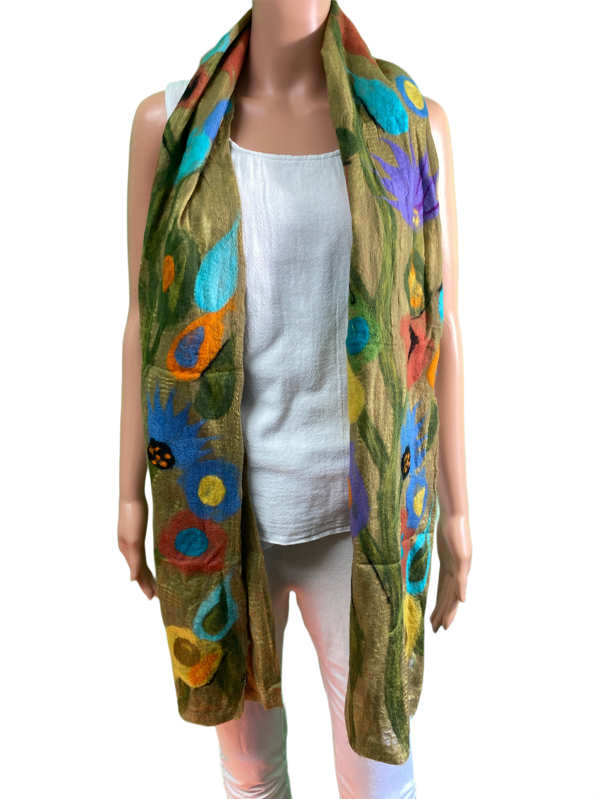 Garden - Pomegranate Moon Scarf