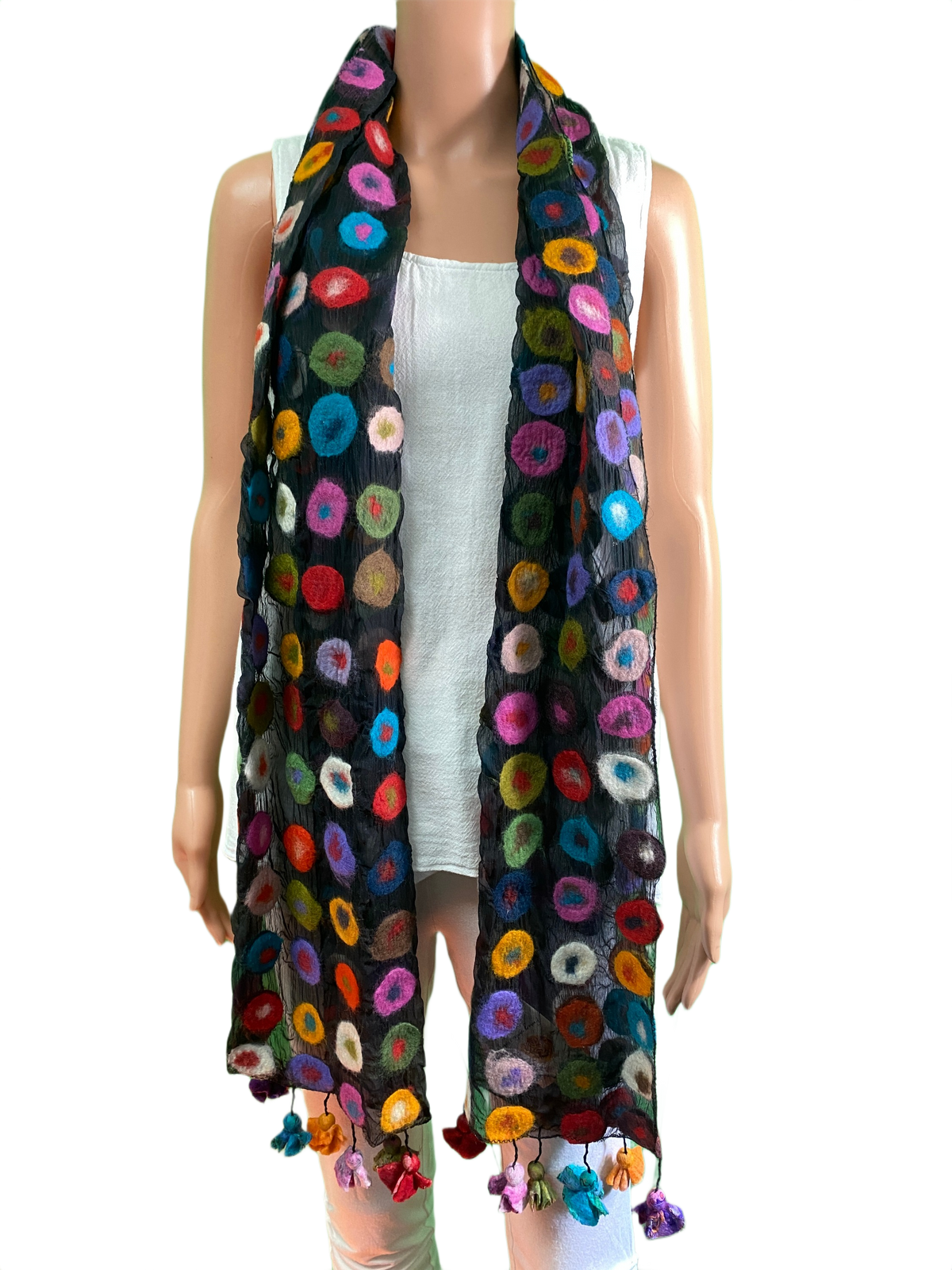 Polka Dot - Pomegranate Moon Scarf