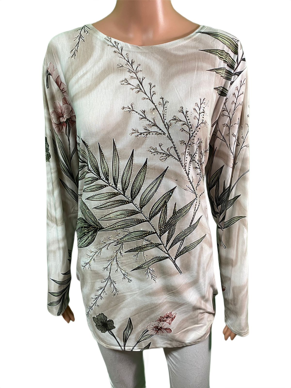 Ferns Long Sleeve - Coronet Top