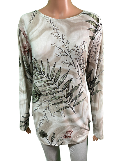 Ferns Long Sleeve - Coronet Top