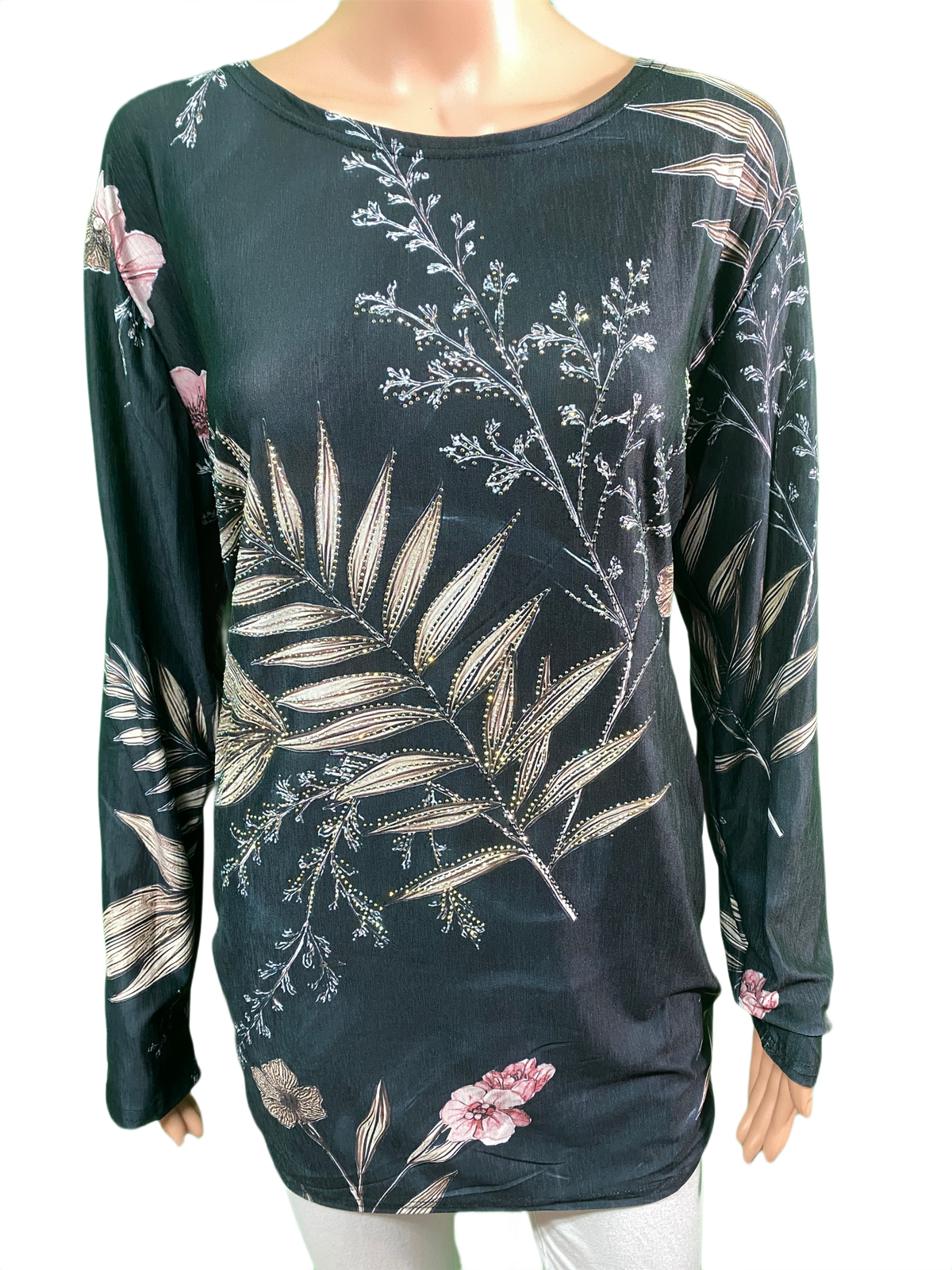 Ferns Long Sleeve - Coronet Top