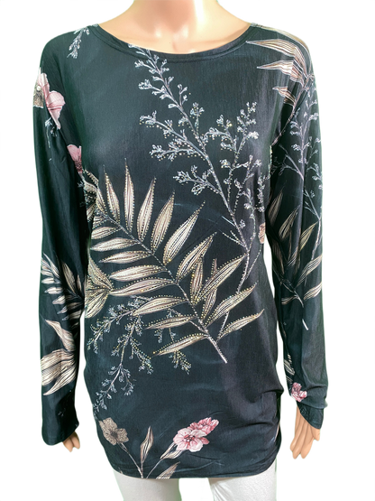 Ferns Long Sleeve - Coronet Top