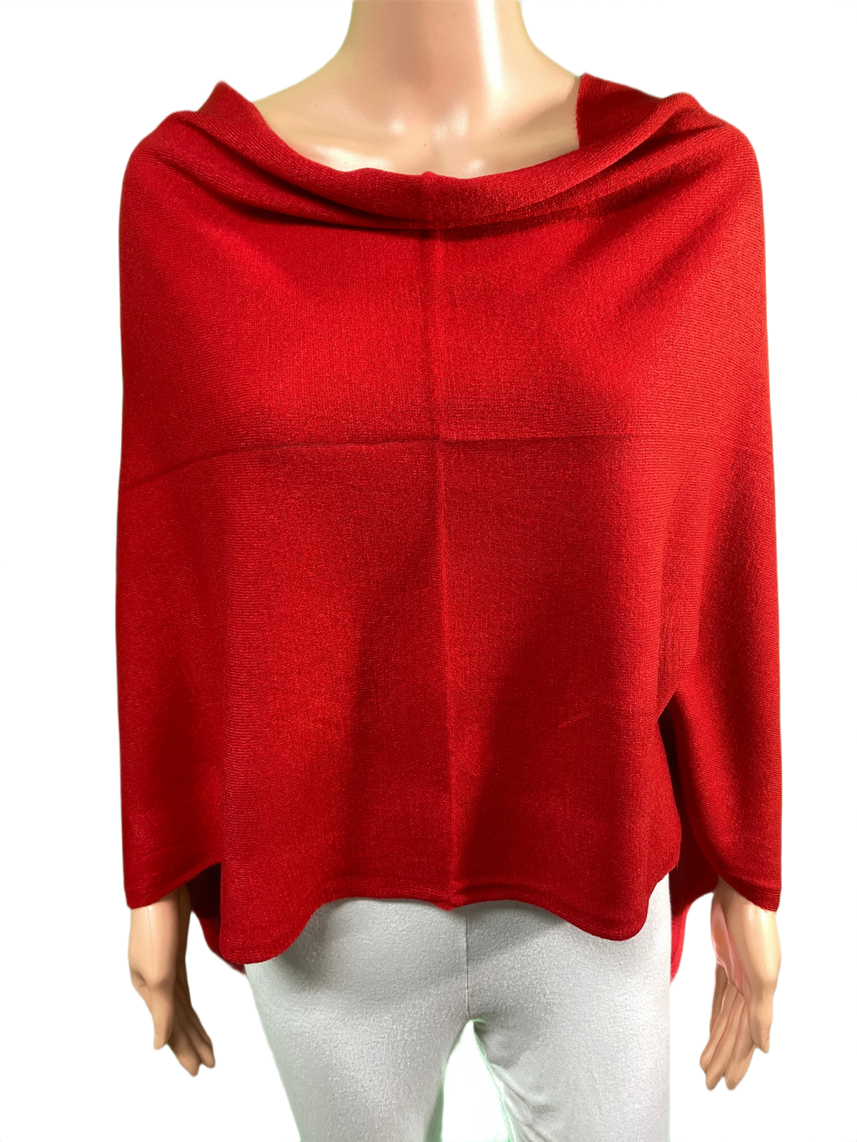 Boatneck Cashmere-Feel Multi Facet Topper - Designer House Wrap