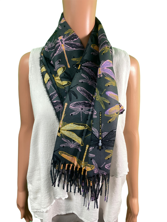 Dragonfly Winter - Astoria Scarf