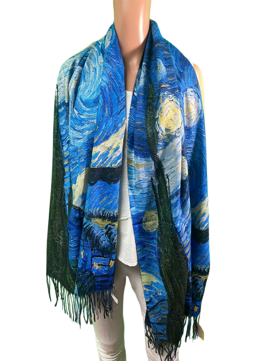 Van Gogh Starry Night - Astoria Scarf