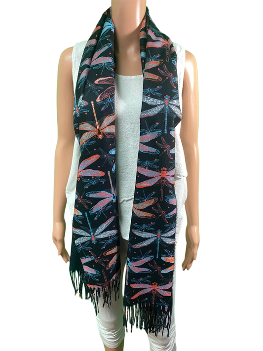 Dragonfly Winter - Astoria Scarf