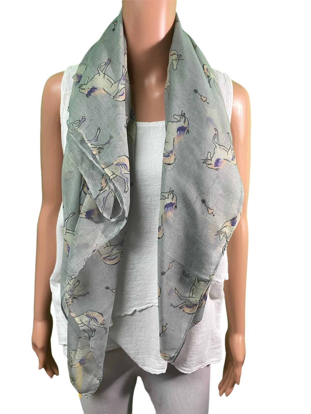 Unicorn Oblong - Astoria Scarf