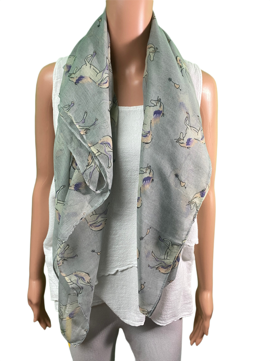 Unicorn Oblong - Astoria Scarf