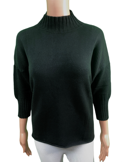 Solid Mock Neck Turtleneck - Flora Ashley Top