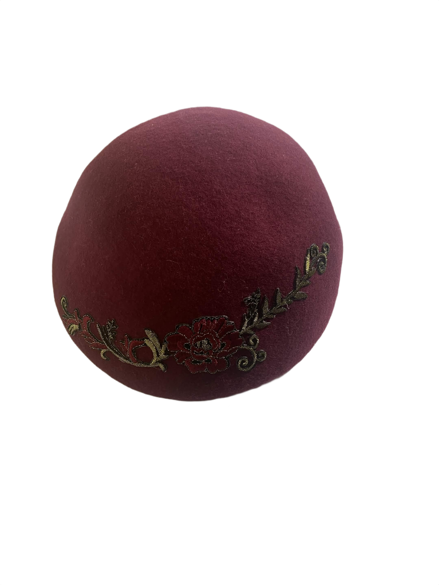 Embroidered Felt Floral - Sun 'N' Sand Hat