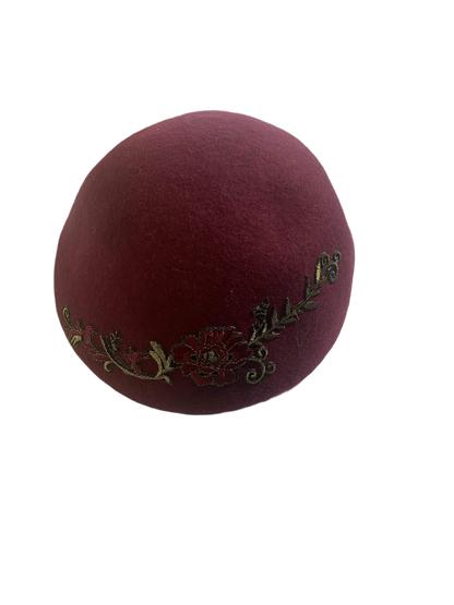 Embroidered Felt Floral - Sun 'N' Sand Hat